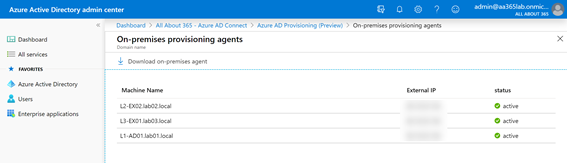 On-premises provisioning agents