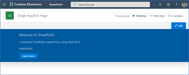 How to create SharePoint Single AppPart Pages
