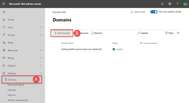 Add a domain to Microsoft 365 - Microsoft 365 admin