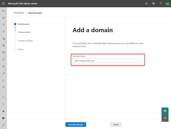 Add a domain to Microsoft 365 - Microsoft 365 admin