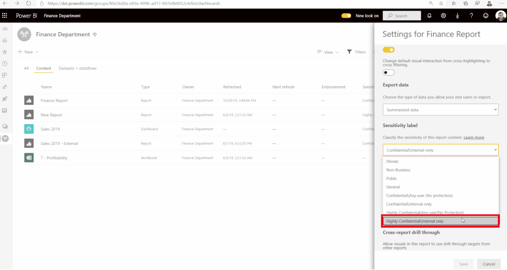 Sensitivity Labels and MCAS integration come to PowerBI