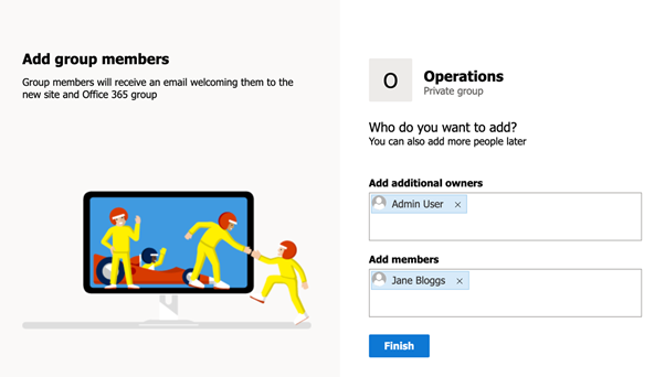 Add Microsoft 365 group members