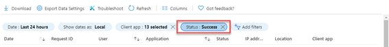 Status: success