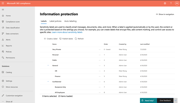 Using sensitivity labels with SharePoint sites, Microsoft Teams, and M365 groups &#8211; Part 1