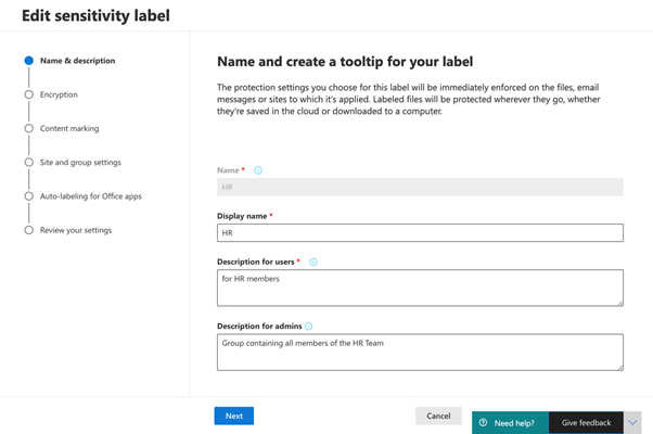 Using sensitivity labels with SharePoint sites, Microsoft Teams, and M365 groups – Part 1