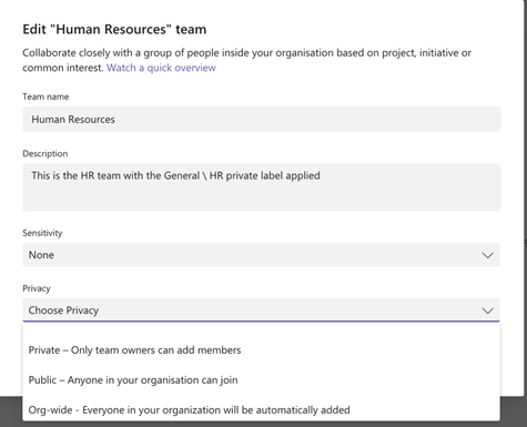Using sensitivity labels with SharePoint sites, Microsoft Teams, and M365 groups – Part 2