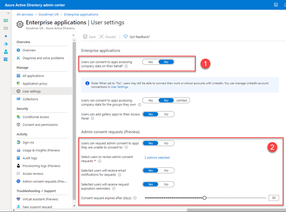 Use Azure AD Admin Consent Requests to help avoid attacks against your users