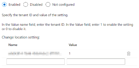 OneDrive prevent changing location of folder
