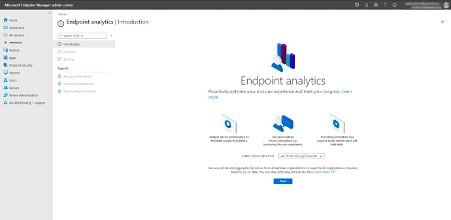Collecting data Endpoint analytics