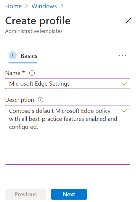 Intune policies for a user-friendly Edge Chromium deployment